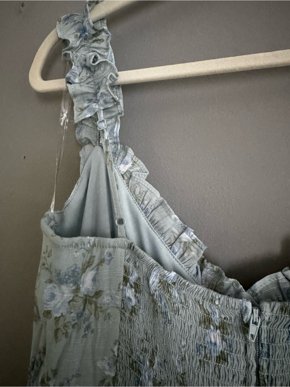 NWT Altar’d State Angelle textured Floral Tiered Maxi Dress - Picture 6 of 11